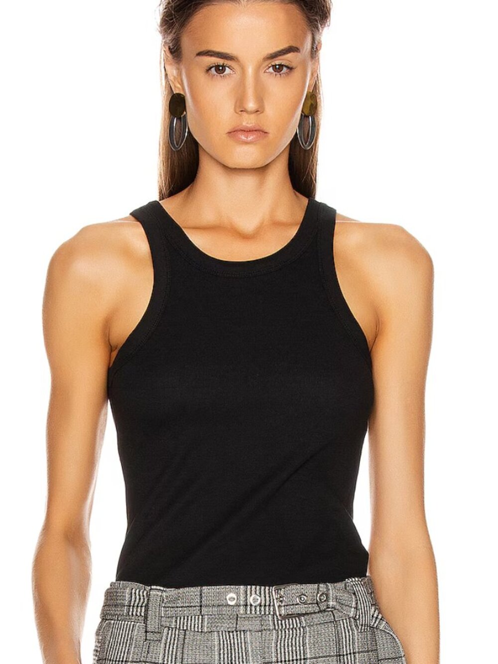 Toteme Curved Rib Tank, black, XXS, NWT